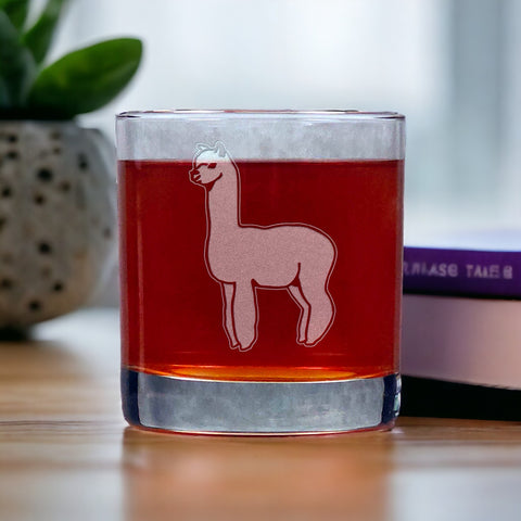 Alpaca Whisky Glass - Copyright Hues in Glass