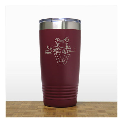 Tree Frog Engraved Insulated 20oz Travel Tumbler