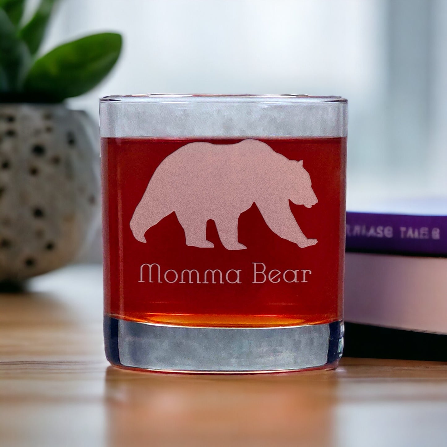 Personalized Badger Whisky Glass - Copyright Hues in Glass