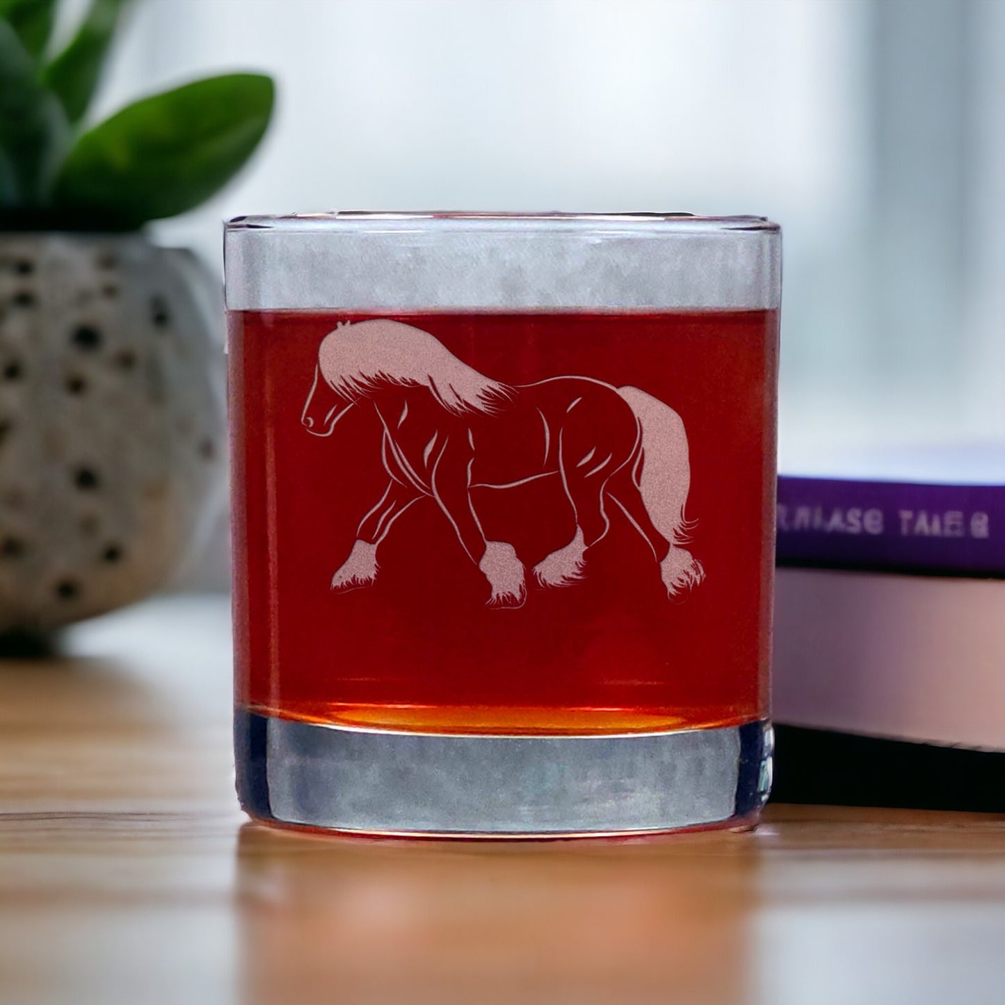 Draft Horse 11oz Whisky Glass - Copyright Hues in Glass