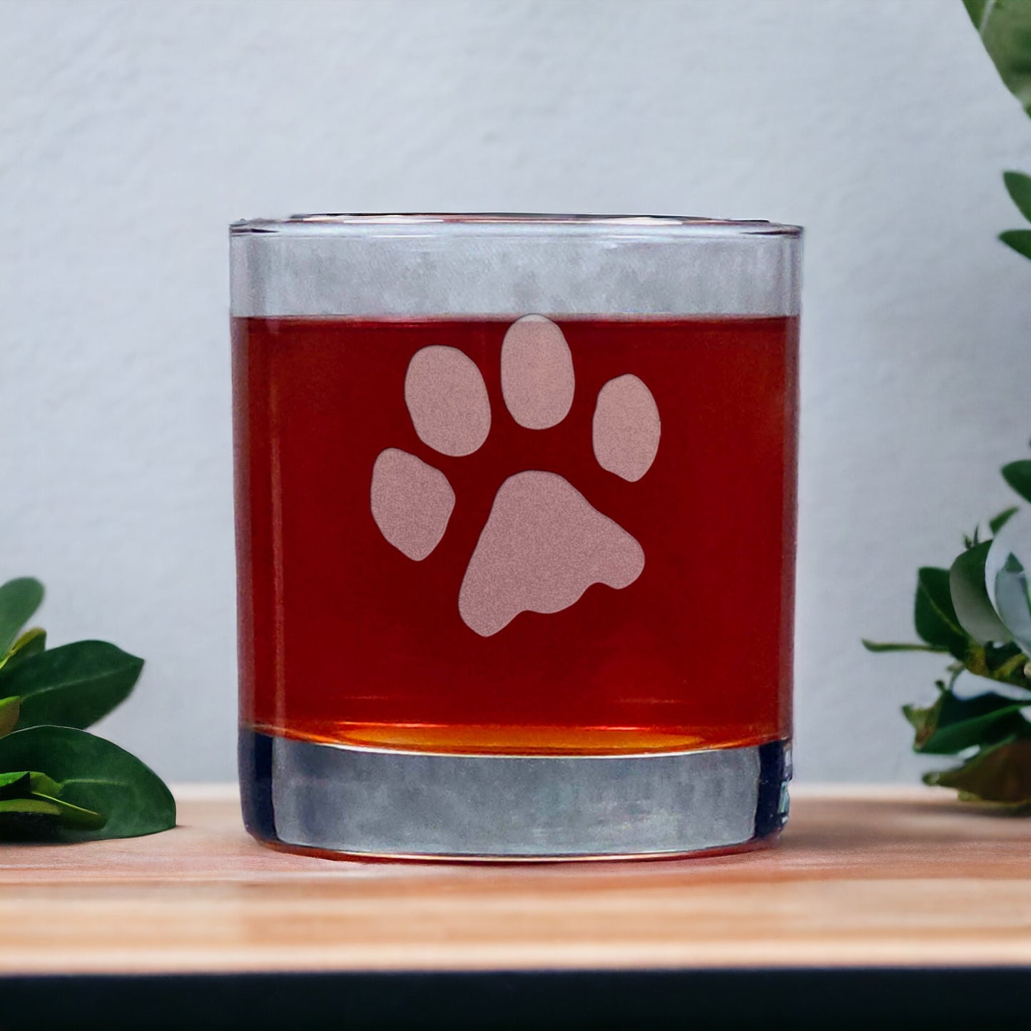 Cat Paw Whiskey Glass - Copyright Hues in Glass