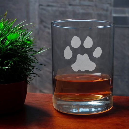 Cougar 13 oz Whisky Glass - Copyright Hues in Glass