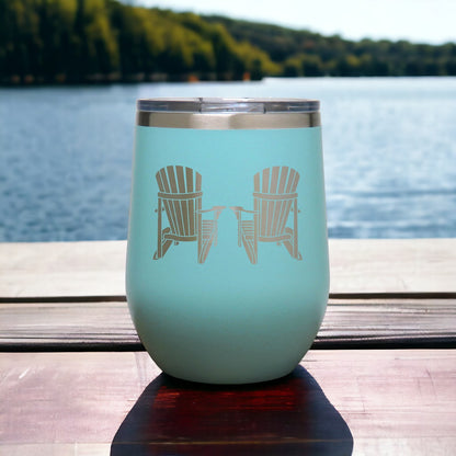 Adirondack Insulated 12 oz Stemless Wine Tumbler Stainless Steel