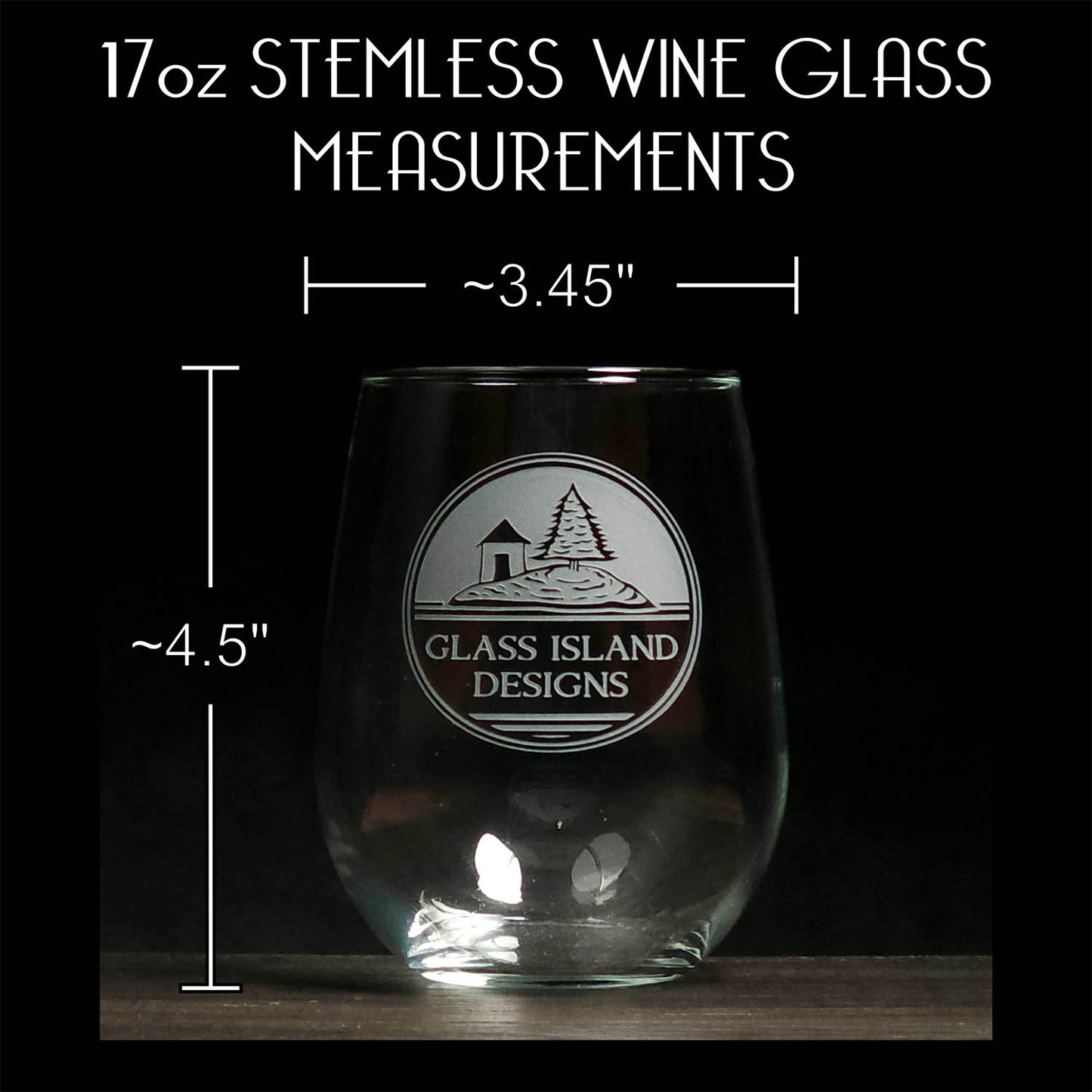 Wedding Party 17oz Stemless Wine Glass - Deeply Etched Personalized Gift for Best Man, Groomsman, Father of the Bride and Groom