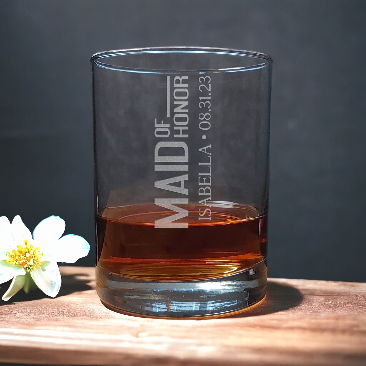 Maid of Honor Whiskey Glass 