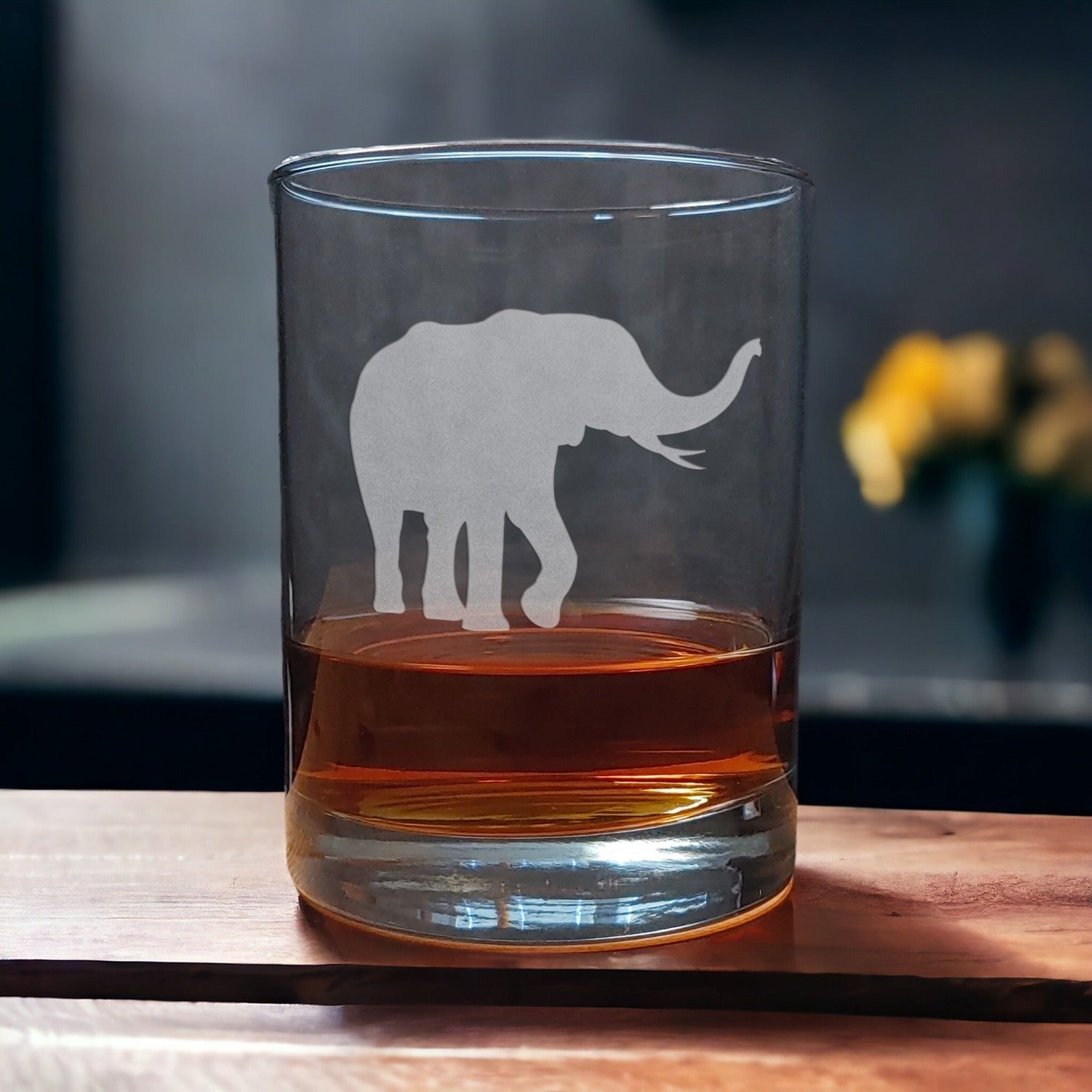 Elephant 13 oz Whisky Glass - Copyright Hues in Glass