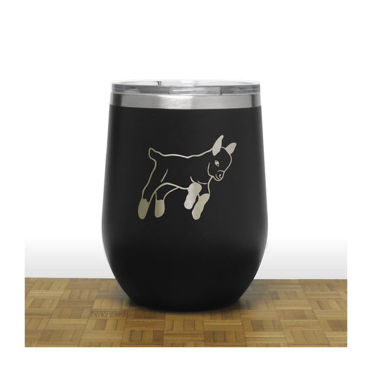 Goat Insulated 12 oz Insulated Stemless Wine Tumbler Stainless Steel