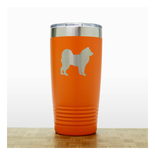 Orange - Alaskan Eskimo 20 oz Insulated Tumbler - Copyright Hues in Glass