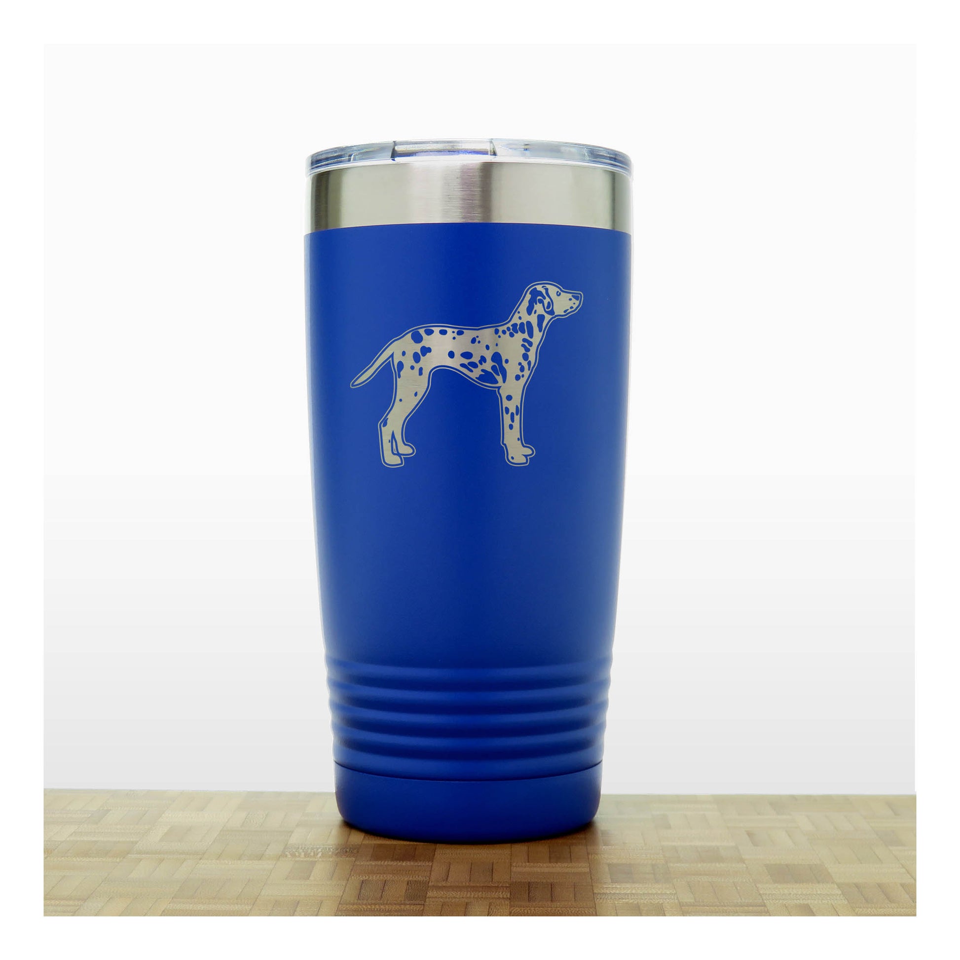 BlueRed - Dalmation 20 oz Insulated Tumbler - Copyright Hues in Glass