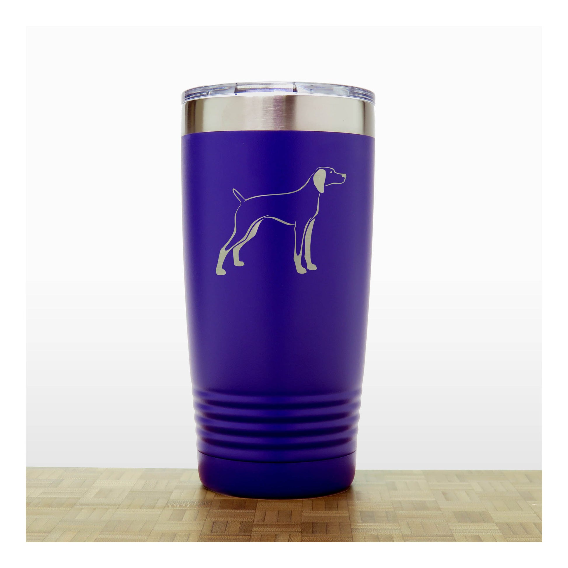 Purple - Vizla 20 oz Insulated Tumbler - Copyright Hues in Glass