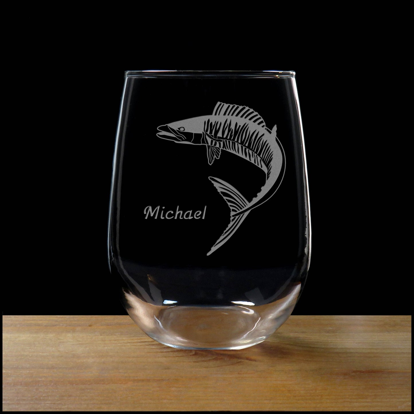 Ono 17oz Engraved  Stemless Wine Glass