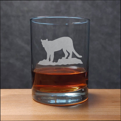 Cougar 13 oz Whisky Glass - Copyright Hues in Glass